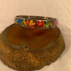 Brighton Bracelet Bangle Floral Enamel